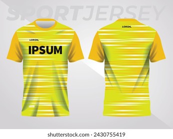 abstract yellow background and pattern for sport jersey design