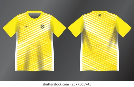 abstract yellow background pattern for sport jersey design mockup
