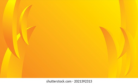 Abstract Yellow background. Simple flat design for presentation, flyer, brochure, website, front page, book, etc. Vector illustration