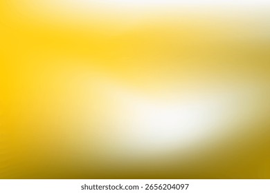 Abstract Yellow Background With Smooth Blend and Light Gradient Effects