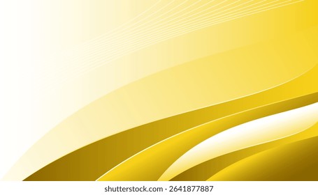 abstract yellow background with some smooth lines in it