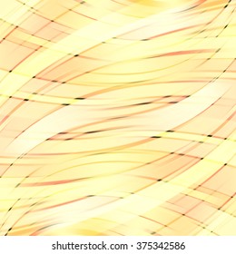 Abstract yellow background with swirl waves. Abstract background design.  Eps 10 vector illustration. 