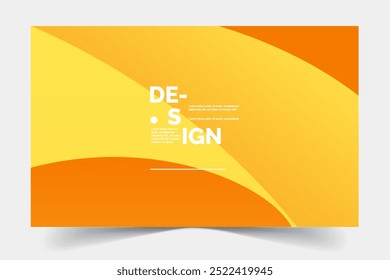 Abstract yellow background templates design