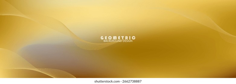 textura de fundo amarela abstrata. Cor de ouro metálico 3d ondulado suave textura sedosa. cartaz em brouche, design simples