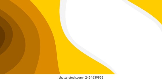 fondo amarillo abstracto con Formas de onda de gradiente de moda Anuncio, folleto, Plantilla de diseño de flayer