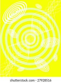 abstract yellow background - vector