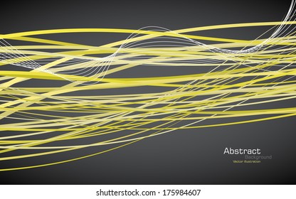 Abstract yellow background. Vector Illustration. Clip-art