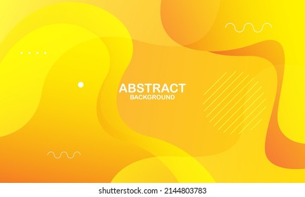 Abstract yellow background. Vector illustration