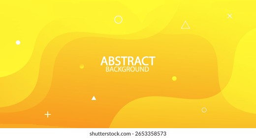 Abstractas fondo amarillo y amarillo. Ilustración vectorial