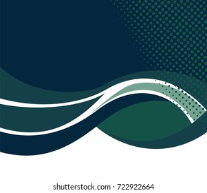 Abstract yellow background with wave - brochure design or flyer