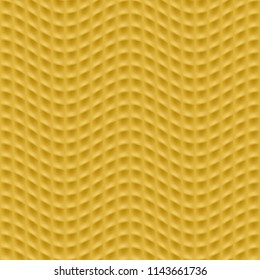 Abstract Yellow Background with Wave Grid Lines, Template for Cover Design