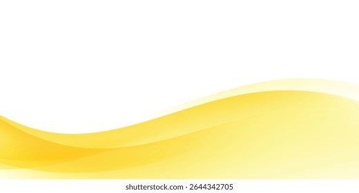 Abstract yellow background. wave modern 