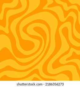 Abstract yellow background with wavy lines pattern