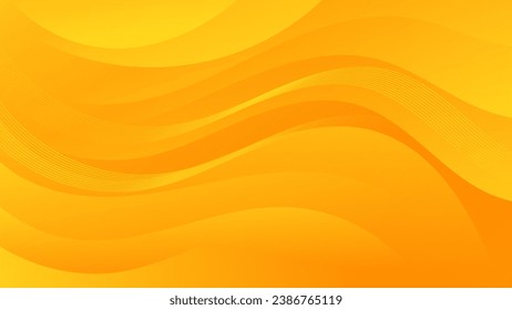 Abstract yellow Background with Wavy Shapes. flowing and curvy shapes. This asset is suitable for website backgrounds, flyers, posters, and digital art projects.