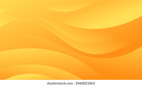 Abstract yellow Background with Wavy Shapes. flowing and curvy shapes. This asset is suitable for website backgrounds, flyers, posters, and digital art projects.