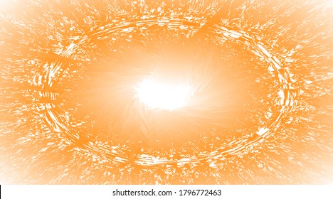 Resumen de fondo amarillo.Starburst. Ilustración vectorial en fondo oscuro. 