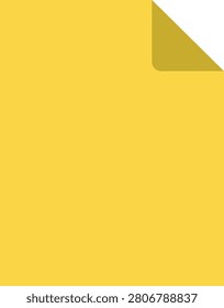 Abstract yellow and beige corner geometric shape