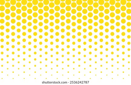 El patrón de punto grande a Pequeño amarillo abstracto se puede utilizar de fondo, Fondo de pantalla, paño de pared.