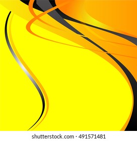 Abstract Yellow black background
