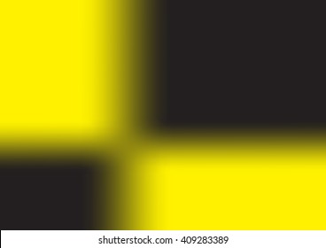 Abstract yellow and black background with cross