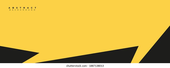 abstract yellow and black background design . modern fresh yellow background design. vector illustration