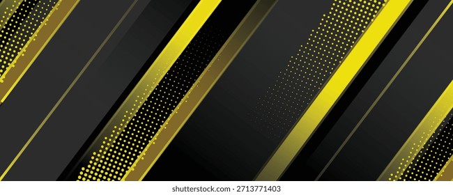 Abstractas fondo de Anuncio amarillo y negro