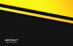 Abstract Yellow And Black Color Background