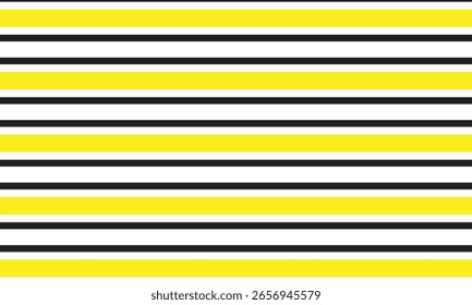  Abstractas patrón de línea Horizontal de color amarillo y negro con fondo blanco.