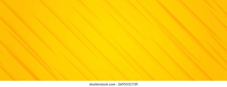 El amarillo abstracto y el negro son el patrón claro con el gradiente es el piso con textura de metal de la pared Fondo diagonal suave de la tecnología Negro Negro Elegante Oscuro Limpio Moderno.