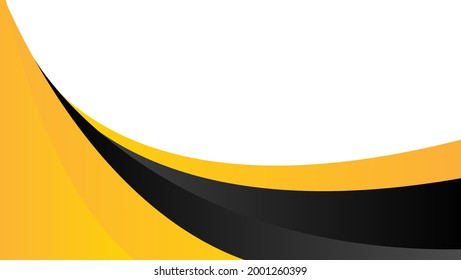 fondo de forma ondulada negra amarilla