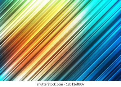 abstract yellow and blue background with lines. illustration technology.