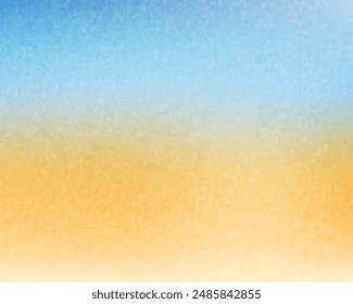 Abstract yellow and blue blurred gradient mesh background with light. Trendy colors. Modern nature backdrop. Ecology concept for your graphic design, banner or poster	