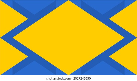 Resumen Fondo Geométrico Azul Amarillo. Diseño creativo y bello para Banner, Afiche, Presentación, Marketing, Publicidad y elementos gráficos. Vector Eps 10.