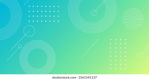 Abstract yellow and blue gradient geometric shape background