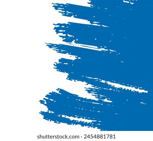 Abstract yellow and blue grunge texture watercolor paint brush stroke flag of ukraine background