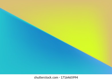 Fondo de fondo y fondo de fondo de malla azul y amarillo abstracto. Vector.