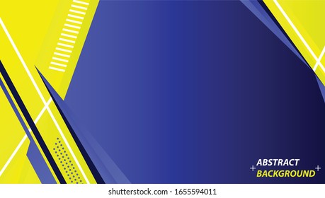 Abstract yellow and blue motion technology design. Vector corporate background. vector illustration.