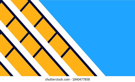 fondo abstracto de rayas amarillas y azules