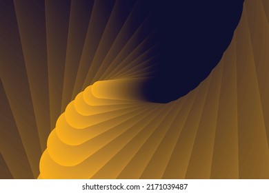 Abstract yellow and blue wallpaper art