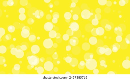 Abstract yellow bokeh background, yellow sparkling light backgrounds, Soft focus, greeting holiday card, festive frame, magic lights, shiny wallpaper