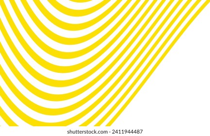 abstract yellow bold wave line pattern.