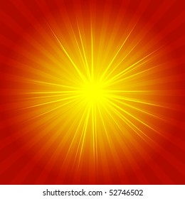 Abstract yellow and brown motion shiny background - vector