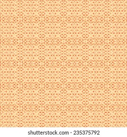 abstract yellow carpet with small forms
