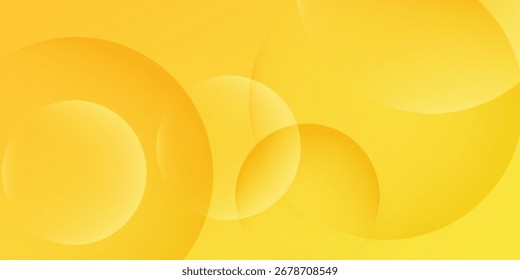 Abstract Yellow Circle Gradient Background.Suit for banner, brochure, presentation and poster