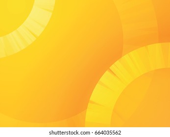 abstract yellow circle summer background