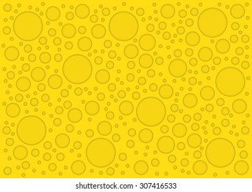 Abstract yellow circles background