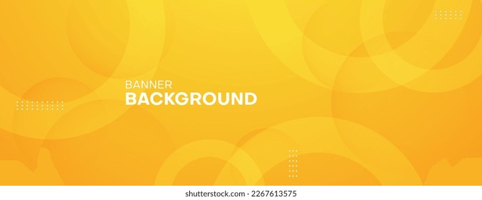 abstract yellow circular background. vector illustration