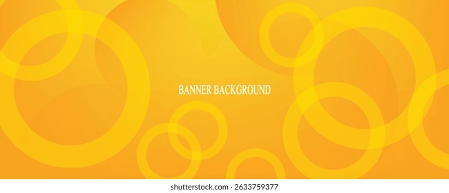 abstract yellow circular background. vector illustration