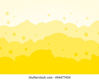 abstract yellow cloud background