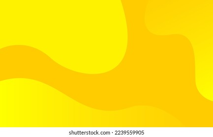 Abstrakter gelber Hintergrund. Dynamische Formen-Zusammensetzung. Vektorgrafik